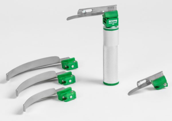 Single Use, Fiber Optic Type, LED Light Laryngoscope (F-3263-6)