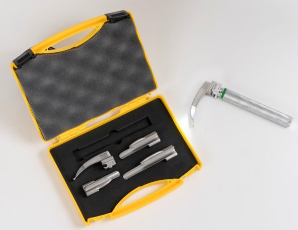 Integrated Sets, Reusable, Fiber Optic Type, LED Light Laryngoscope (F-3591-6)