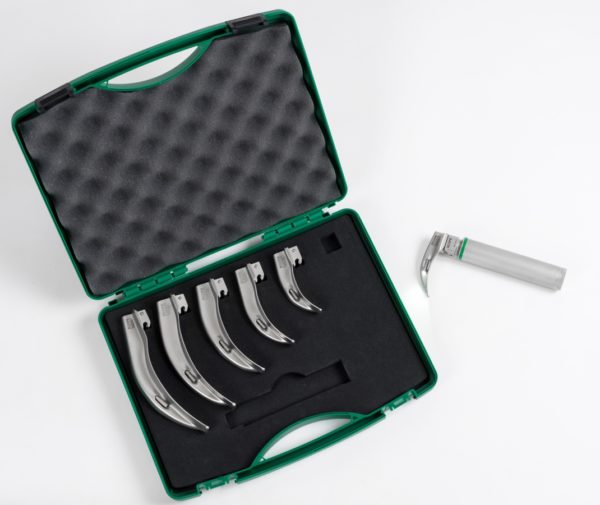 Modular Sets, Reusable, Fiber Optic Type, LED Light Laryngoscope (F-3212-6)